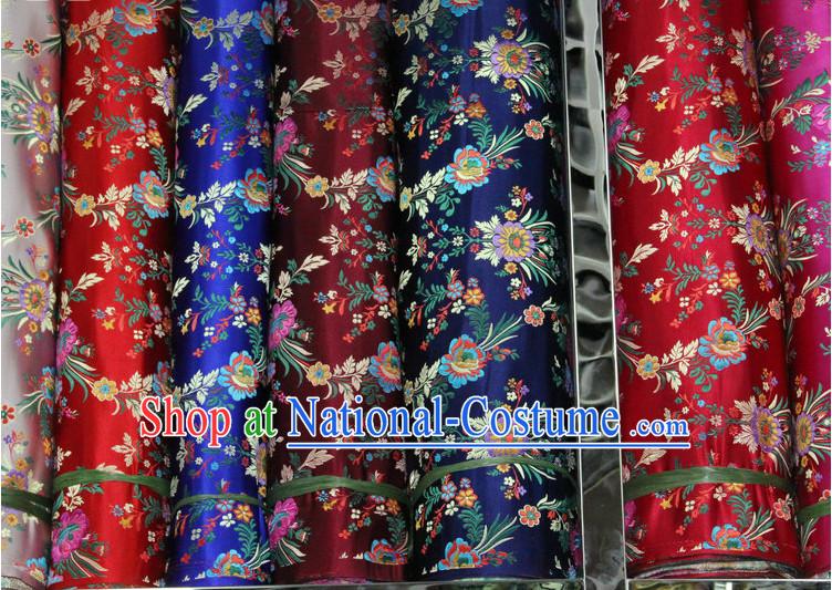 China Tibetan Brocades Embroidered Fabric Sewing Material