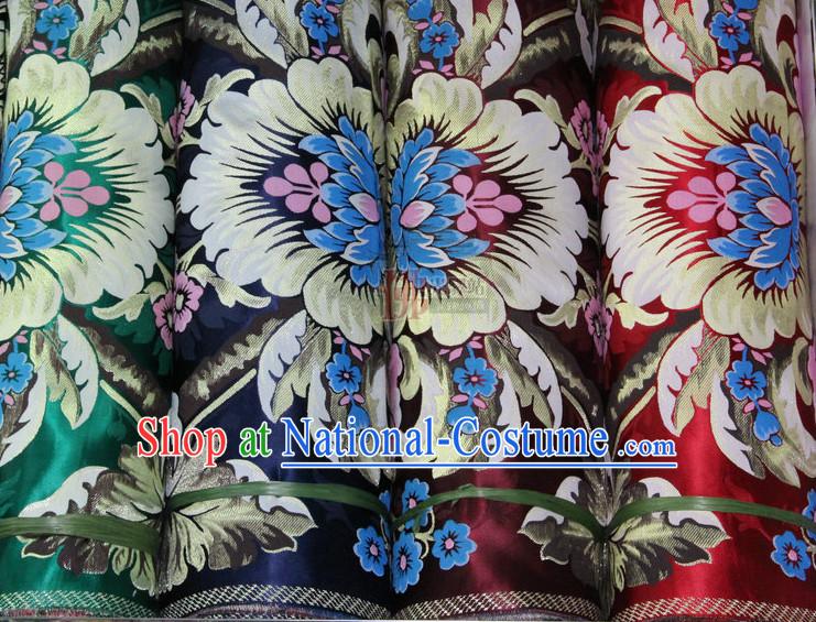 Asian Tibetan Brocades Embroidered Fabric Sewing Material