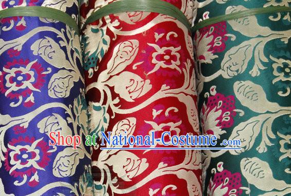 China Tibetan Brocade Embroidered Fabric Upholstery Material Dress Material