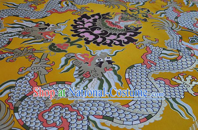 Chinese Tibetan Brocade Embroidered Fabric Upholstery Material Dress Material