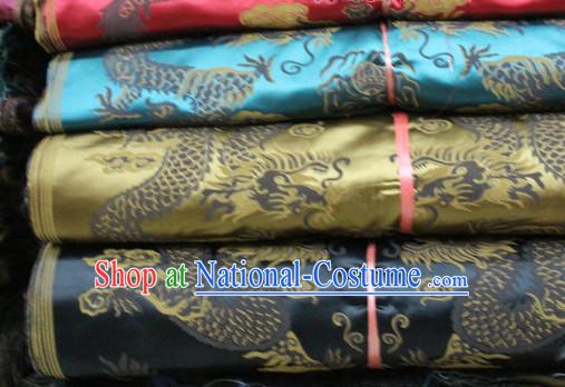 Asian Brocade Upholstery Material Embroidered Fabric Dress Material