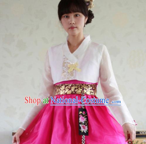 Korean Traditional Clothing Plus Size Clothing Fashion Clothes Complete Set for Teenagers