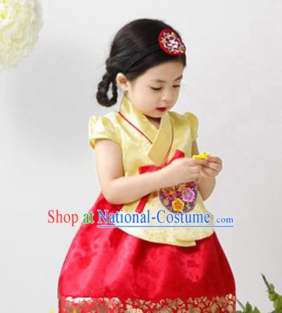 Korean Traditional Clothing Plus Size Clothing Fashion Clothes Complete Set for Kids