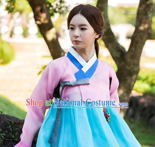 Korean Traditional Clothing Plus Size Dress Fashion Clothes Complete Set for Ladies