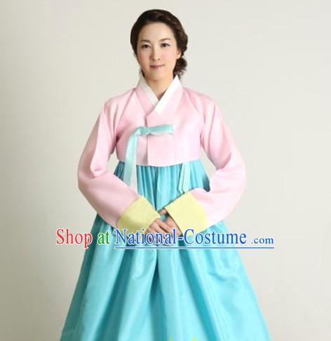 Korean Traditional Clothing Female Plus Size Dress Fashion Clothes Complete Set