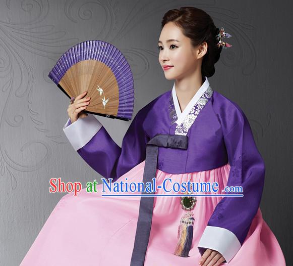 Korean Traditional Dress Imperial Female Plus Size Dress Fashion Clothes Complete Set