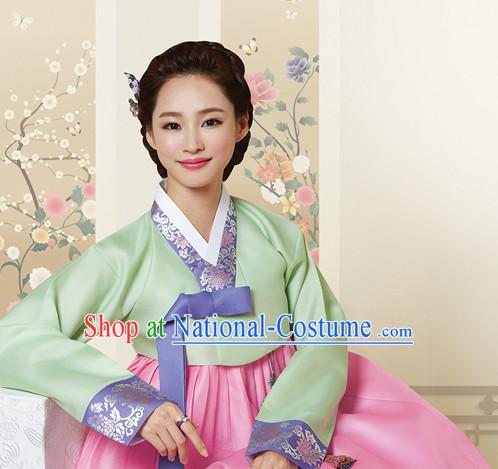 Korean Traditional Dresses Imperial Female Plus Size Dress Fashion Clothes Complete Set