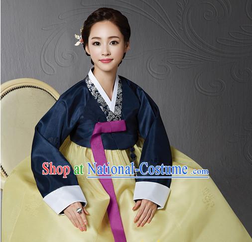 Korean Traditional Dresses Imperial Female Plus Size Dress Fashion Clothes Complete Set