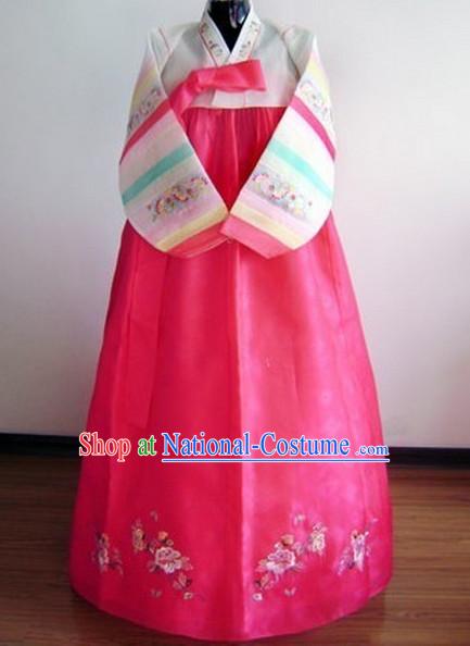 Korean Traditional Garment Female Plus Size Dress Fashion Clothes Complete Set