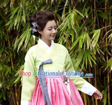 Korean Traditional Dress Lady Plus Size Dancing Clothing Complete Set