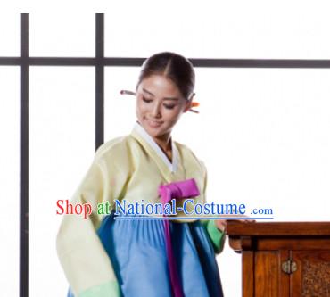 Korean Traditional Dresses Lady Plus Size Clothes Complete Set