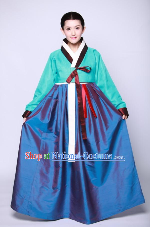 Korean National Costumes Traditional Costumes Korean Style Fashion