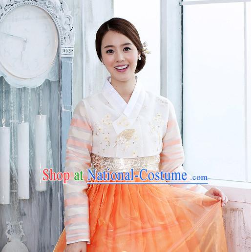 Korean Female National Costumes Traditional Costumes Hanbok Korea