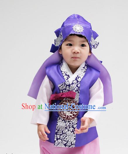 Korean Children National Costumes Traditional Costumes Hanbok Dresses