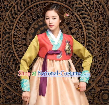 Korean National Costumes Traditional Costumes Hanbok Dresses