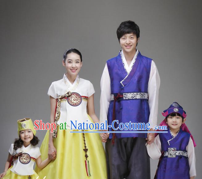 Korean Family National Costumes Traditional Costumes online Shopping