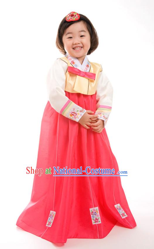 Korean Girls Costumes Traditional Costumes Hanbok Korea Dresses online Shopping