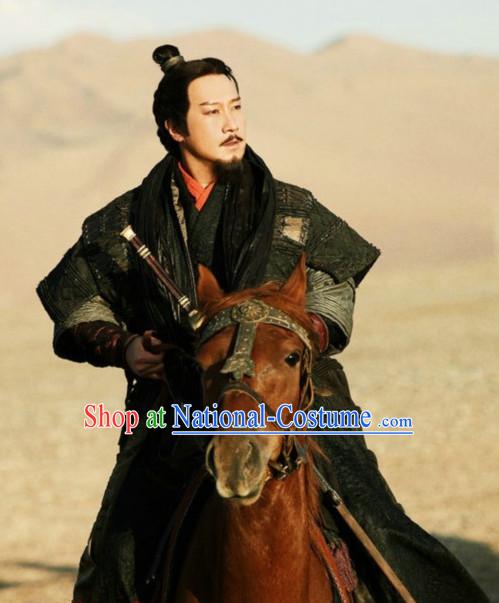 Chinese Ancient Han Emperor Liu Bang Costumes Complete Set