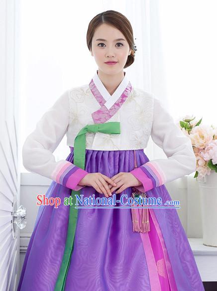 Traditional Korean Fashion Style Female Dresses Complete Sets