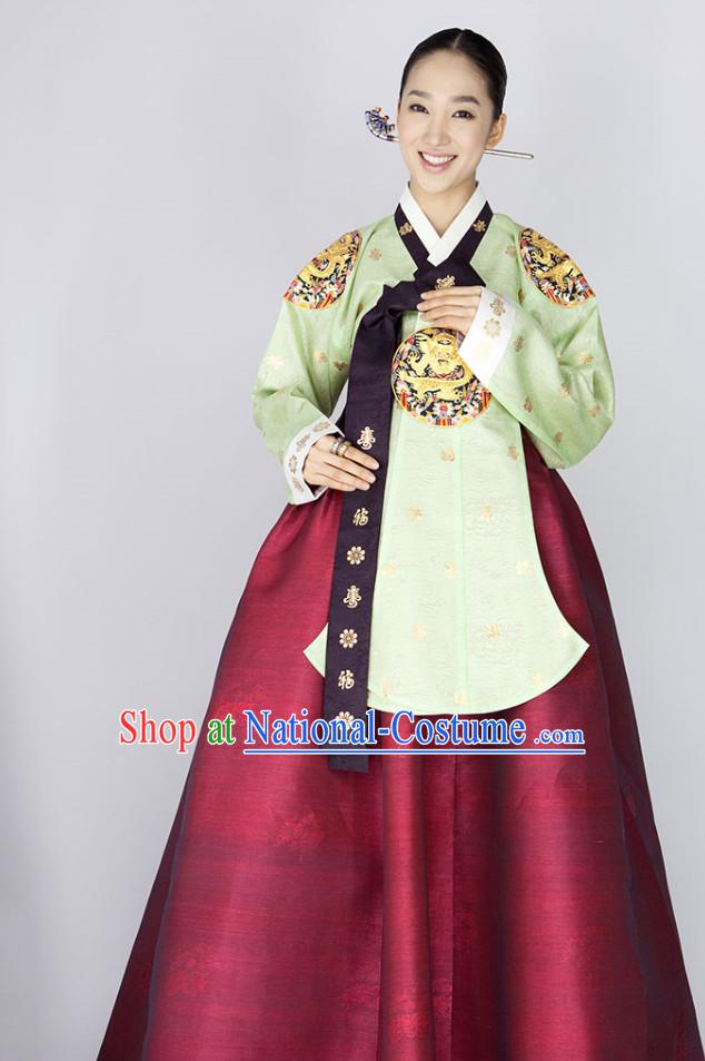 Traditional Korean Royal Princess Costumes Complete Set for Women