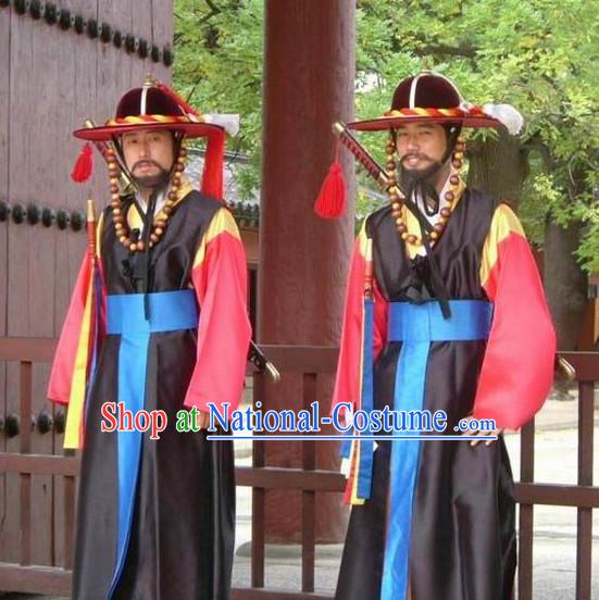 Korean Bodyguard Costumes National Dress Costumes online Clothes Shopping Complete Set for Men