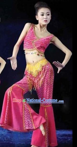 Chinese Dance Costumes Female Ethnic Groups Clothes