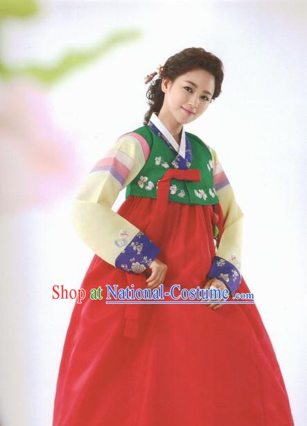 Korean Hanbok Female Clothing Fashion Clothes Korean Traditional Dresses