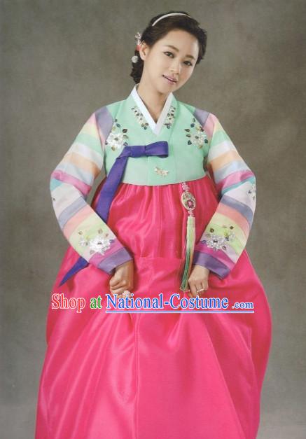 Korean Hanbok Lady Clothing Ladies Fashion Clothes Korean Traditional Dresses