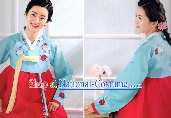 Korean Hanbok Costumes Ladies Fashion Clothes Korean Traditional Dress