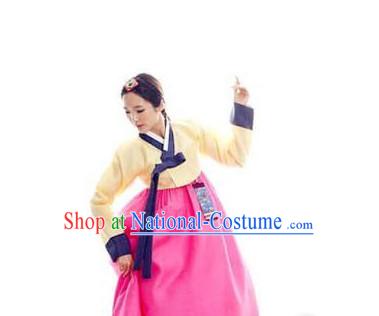 Korean Woman Traditional Clothes Hanbok Dress Shopping