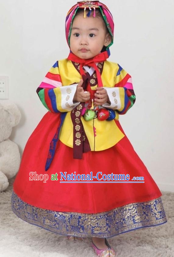 Korean Traditional Hanbok Clothes online Shopping for Birthday Infants