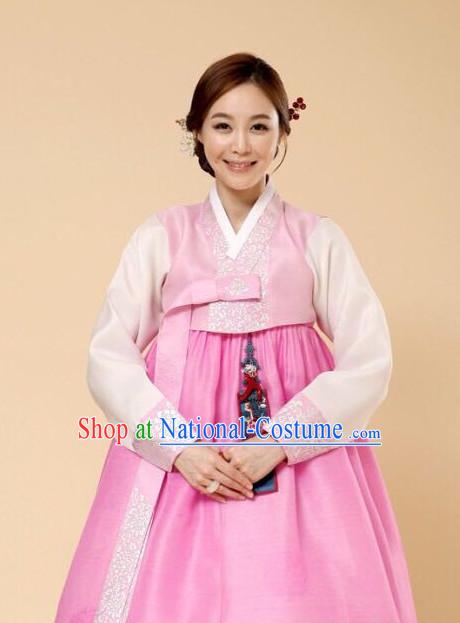 Korean Woman National Costumes Traditional Hanbok Clothes online Shopping