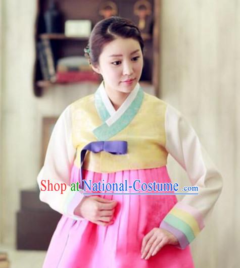 Korean Female National Costumes Traditional Hanbok Clothes online Shopping