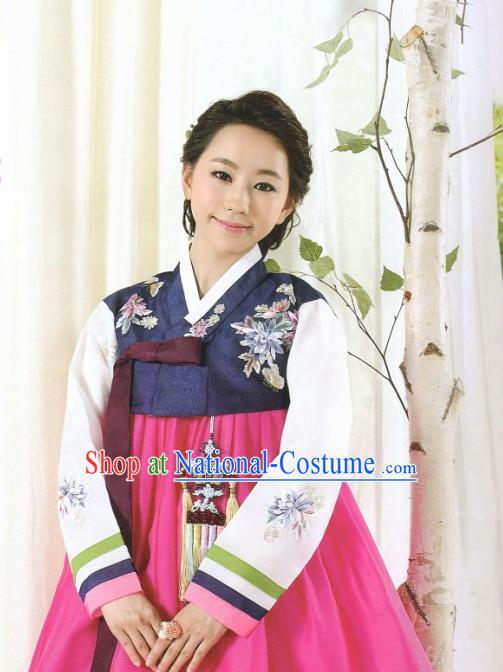 Korean Female National Costumes Traditional Hanbok Clothes online Shopping