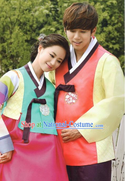 Korean Couple National Costumes Traditional Hanbok Clothes online Shopping