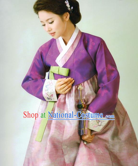 Korean Cusotm Made National Costumes Traditional Hanbok Clothes online Shopping