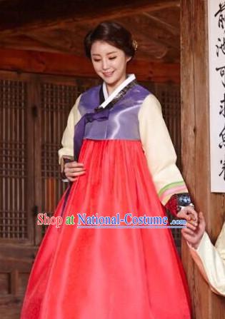 Korean Cusotm Made National Costumes Traditional Hanbok Clothes online Shopping