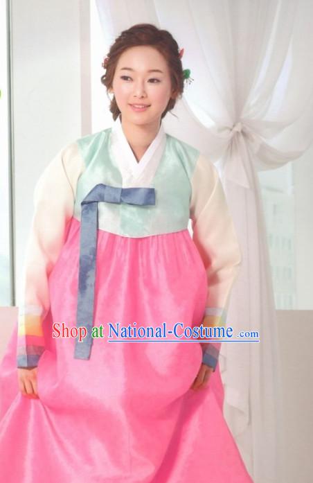 Korean Cusotm Made National Costumes Traditional Hanbok Clothes