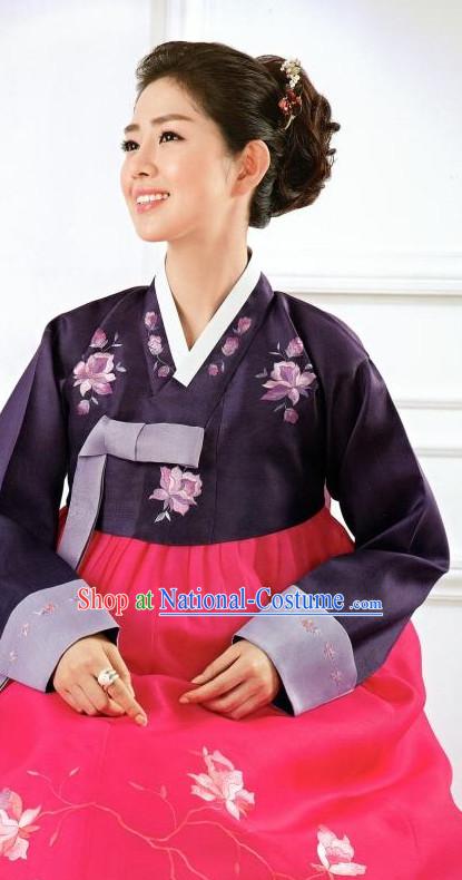 Korean Cusotm Made National Costumes Traditional Hanbok Clothes online Shopping