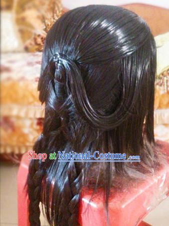 Custom Made According to Your Picture Asian Chinese Ancient Traditional Male Long Wigs