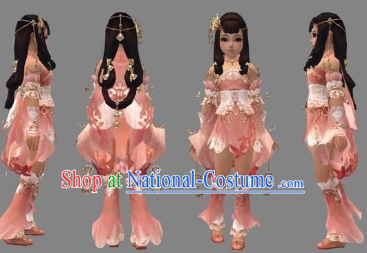 Custom Made According to Your Picture Asian Chinese Ancient Traditional Female Long Wigs