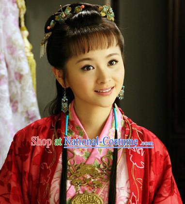 Asian Chinese Ancient Traditional Long Wigs for Women