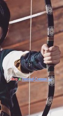 Asian Chinese Ancient Bow and Arrow Set Props