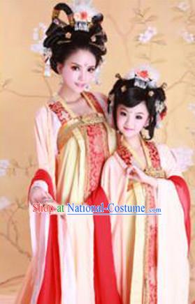 Chinese Traditional National Costumes Daughter and Mother Costume Hair Accessories