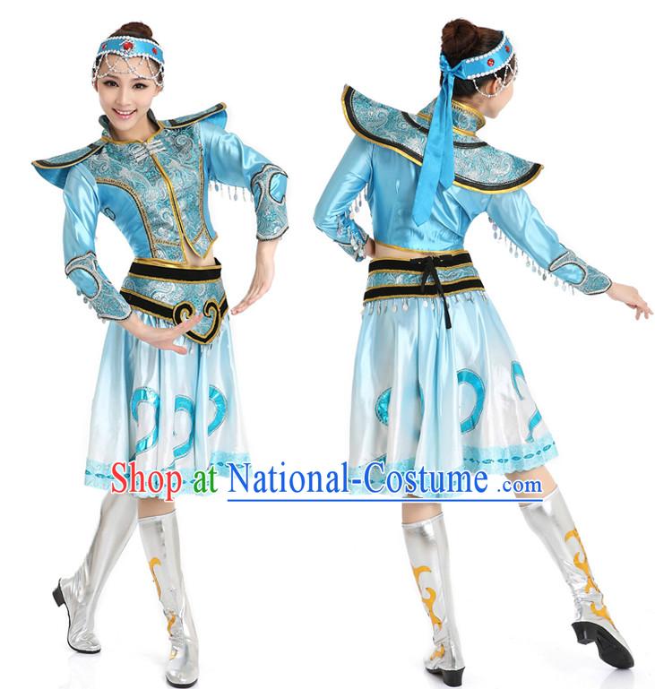 Chinese Traditional Mongolian Discount Dance Dostumes Discount Dance Supply for Women