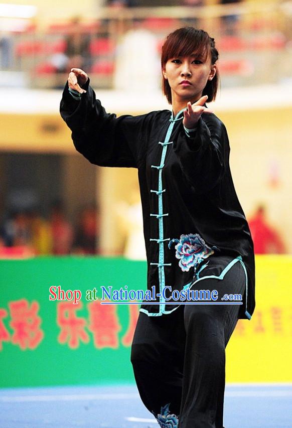 Top Tai Chi Yoga Clothing Yoga Wear Yang Tai Chi Quan Kung Fu Contest Uniforms for Women