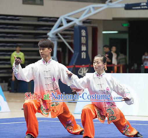 Top Tai Chi Costumes Taijiquan Costume Aikido Chikung Tichi Uniforms Quigong Uniform Thaichi Martial Art Qi Gong Combat Clothing Competition Uniforms for Men or Women