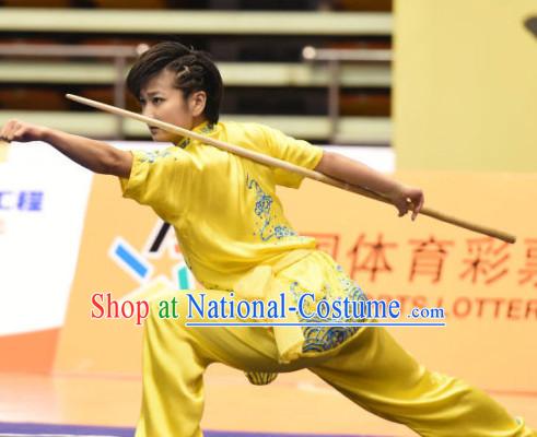 Top Kung Fu Stick Uniforms Kungfu Training Uniform Kung Fu Clothing Kung Fu Movies Costumes Wing Chun Costume Shaolin Martial Arts Clothes for Women