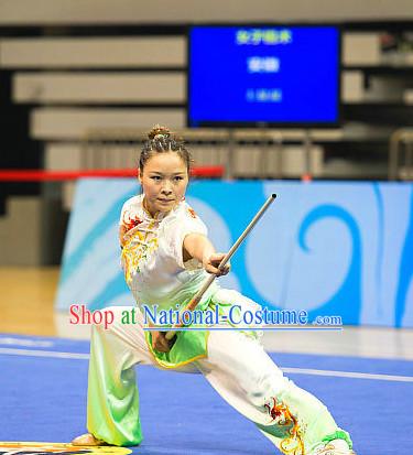 Top Chinese Kung Fu Sword Uniforms Kungfu Uniform Martial Arts Competition Costumes for Women