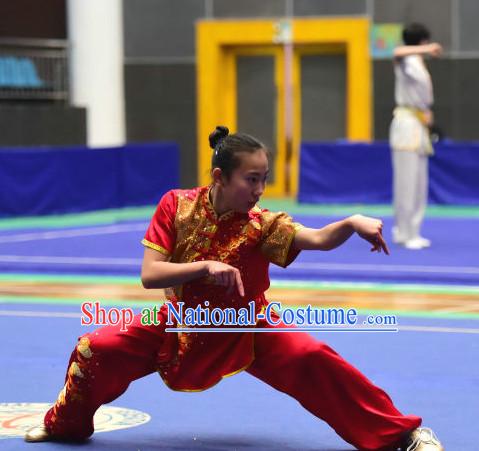 Top Chinese Kungfu kung Fu Costume Kung Fu Combat Costumes Wing Chun Karate Uniform Kung Fu Competition Suit Martial Arts Costumes